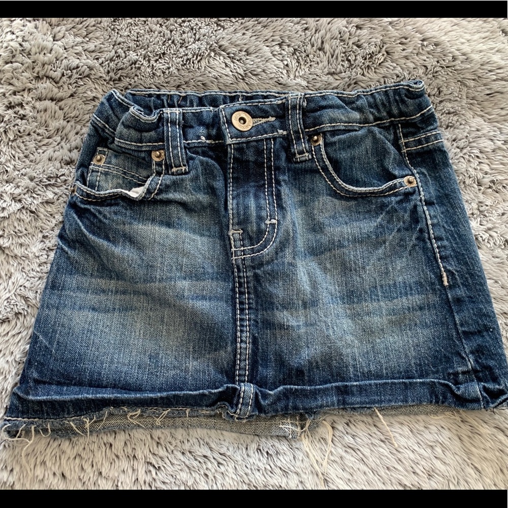 Paper Denim and Cloth Denim Skirt